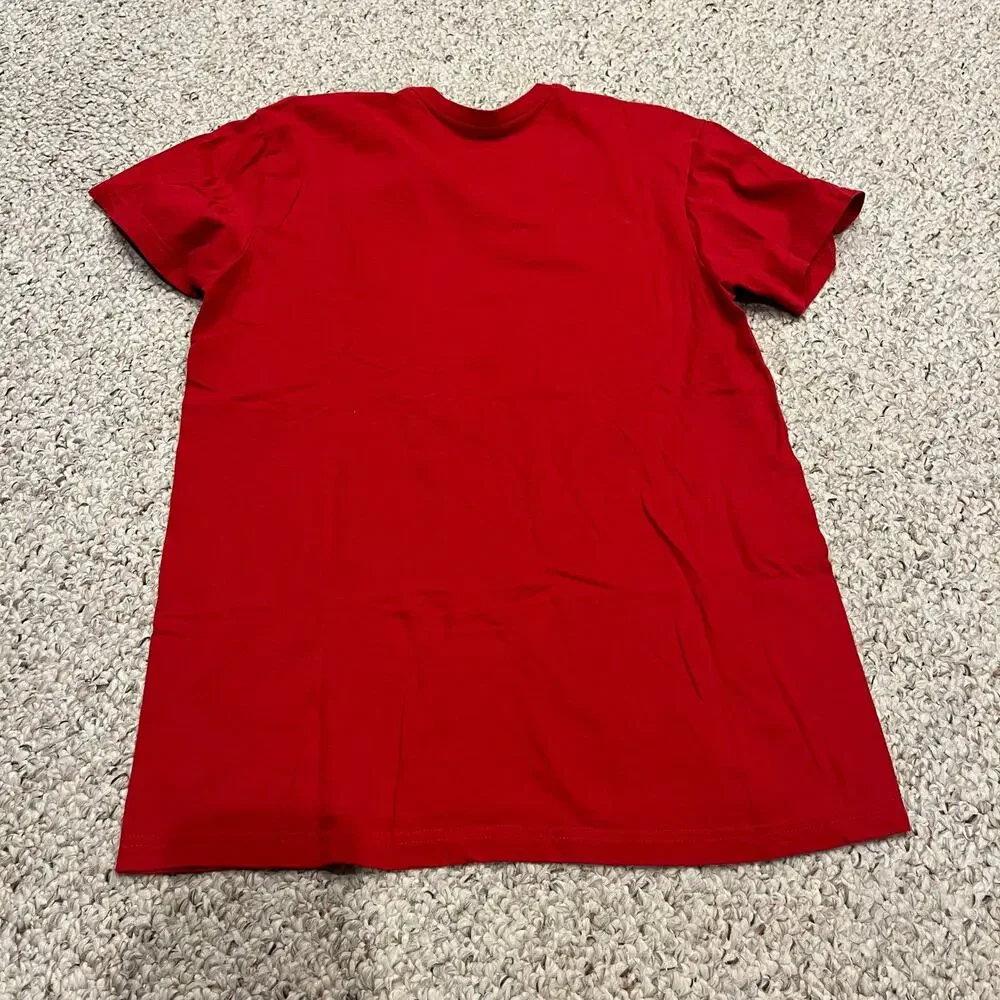 Polo Ralph Lauren Men's Classic Fit Cotton Short Sleeve Tee Sz M V-Neck Red